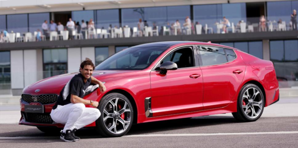 Rafa Nadal ya tiene el Kia más potente de la historia