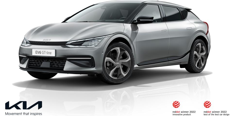 El Kia EV6 triunfa en los premios Red Dot Design 2022