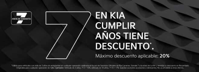 Súmale 7 a la edad de tu Kia