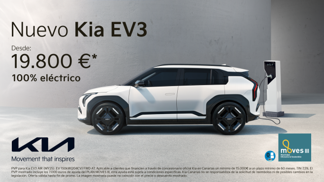 Nuevo Kia EV3 desde 19.800€