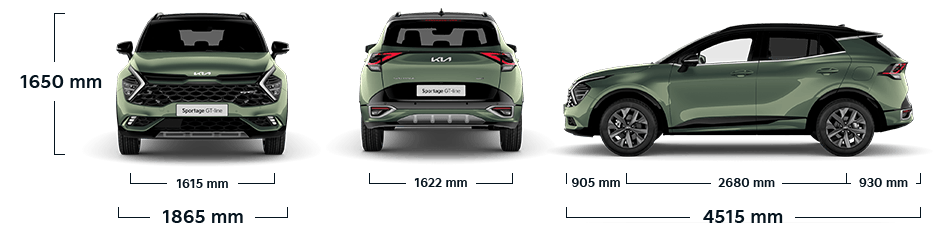 Dimensiones de Sportage PHEV