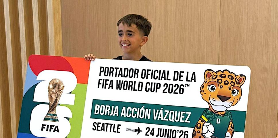 Kia Canarias convierte a un niño en Portador Oficial del Balón de la FIFA World Cup 2026